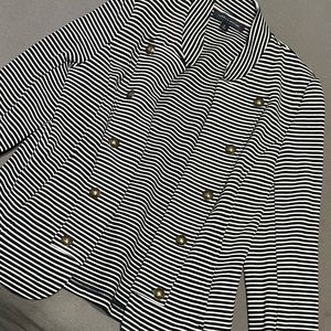 Tommy Hilfiger Blazer. Black and white stripe